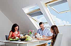 Üstten Menteşeli Çatı Penceresi